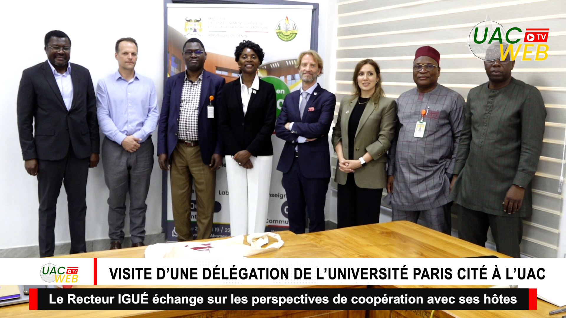 VISITE D’UNE DÉLÉGATION DE L’UNIVERSITÉ PARIS CITÉ À L’UAC